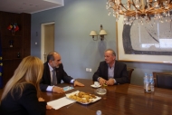 Συνάντηση του Περιφερειάρχη Δυτ. Ελλάδας με τον υποψήφιο Πρόεδρο του Επιμελητηρίου Αιτωλοακαρνανίας Γιώργο Σωτηρόπουλο