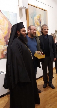 Με επιτυχία τα εγκαίνια της εικαστικής έκθεσης του Νίκου Ντούμα με τίτλο «Γένεσις» στο Μεσολόγγι από την ΠΔΕ