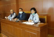 Συνάντηση Μαρίας Σαλμά και Θεόδωρου Βασιλόπουλου με την Ομοσπονδία Αγροτικών Συλλόγων Αιτωλοακαρνανίας