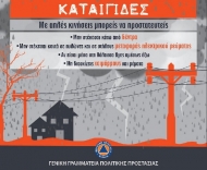 Έκτακτο Δελτίο Επικίνδυνων Καιρικών Φαινομένων