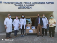 Μάσκες προστασίας στους φοιτητές Ιατρικής του Πανεπιστημίου Πατρών από την Περιφέρεια Δυτικής Ελλάδας