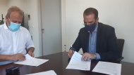 Αντιπλημμυρικά έργα στον ποταμό Πείρο κοντά στον οικισμό Μοιρέικα