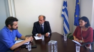 Συνάντηση του Απ. Κατσιφάρα με το νέο Διοικητικό Συμβούλιο του Συλλόγου Πολιτικών Μηχανικών Αχαΐας