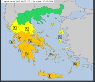 Έκτακτο δελτίο επικίνδυνων καιρικών φαινομένων