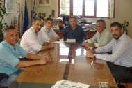 Συνάντηση στο Δήμο Ερυμάνθου για Αυτοκινητοδρόμιο, σχολεία και υποδομές