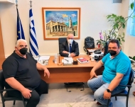 Συνάντηση εργασίας του Πάνου Σακελλαρόπουλου για τον εκσυγχρονισμό του αγροτικού τομέα Αιγιάλειας