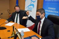 Αυγενάκης και Φαρμάκης υπέγραψαν Προγραμματική Σύμβαση για την ανάπλαση της Αγυιάς, την αναβάθμιση των εγκαταστάσεων του ΠΕΑΚ Πάτρας και του Παπαχαραλάμπειου Ναυπάκτου