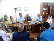 Συνάντηση εργασίας του Περιφερειάρχη με την Πανελλήνια Ένωση Συνδέσμων Εργοληπτών