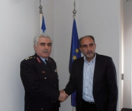 Συνάντηση του Απ. Κατσιφάρα με τον νέο Γενικό Αστυνομικό Διευθυντή Δυτικής Ελλάδας Αρ. Ανδρικόπουλο