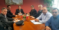 Σύσκεψη του Γρ. Αλεξόπουλου με τον Δ/ντη Δ/νσης Αστυνομίας Αχαΐας με θέμα το νέο αστυνομικό μέγαρο