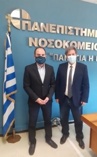 Συνάντηση του Αντιπεριφερειάρχη Λ. Δημητρογιάννη με τη Διοίκηση του Πανεπιστημιακού Νοσοκομείου Ρίου