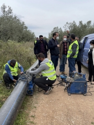 Επίσκεψη Νεκτάριου Φαρμάκη σε έργα στην Αιτωλοακαρνανία