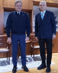 Συνάντηση του Αντιπεριφερειάρχη Φωκίωνα Ζαΐμη με τον Αρχηγό ΓΕΑ Δημοσθένη Γρηγοριάδη