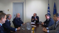Συνάντηση του Απ. Κατσιφάρα με τον Γενικό Επιθεωρητή Αστυνομίας Νοτίου Ελλάδας Α. Ανδρικόπουλο