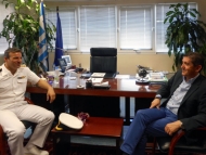 Συνάντηση του Αντιπεριφερειάρχη Π.Ε. Αχαΐας με τον νέο Διοικητή της Ναυτικής Διοίκησης Ιονίου
