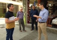 Συνάντηση Αντιπεριφερειάρχη Π.Ε. Ηλείας Βασίλη Γιαννόπουλου και Αντιπεριφερειάρχη Πολιτισμού – Τουρισμού Νίκου Κοροβέση με επαγγελματίες τουρισμού στην Αρχαία Ολυμπία