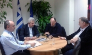 Ενδιαφέρουσα συνάντηση του Γ. Αγγελόπουλου με τους προέδρους των Επιμελητηρίων της Περιφέρειας Δυτικής Ελλάδας