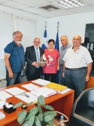 Συνάντηση αντιπροσωπείας του ΘΠΚΠ «Μέριμνα» με τον Αντιπεριφερειάρχη Παναγιώτη Σακελλαρόπουλο