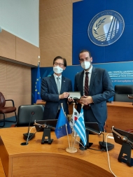 Επίσκεψη του Πρέσβη της Κορέας στον Περιφερειάρχη Δυτικής Ελλάδας