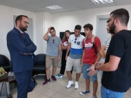 Ο Νεκτάριος Φαρμάκης συναντήθηκε με αντιπροσωπεία φοιτητών του Πανεπιστημίου Πατρών