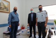 Παραδόθηκαν μέσα ατομικής προστασίας στο Αστυνομικό Τμήμα Κάτω Αχαΐας