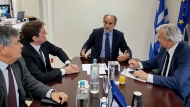 Συνάντηση του Περιφερειάρχη Δυτικής Ελλάδας Απόστολου Κατσιφάρα με τον υφυπουργό Περιβάλλοντος Γεώργιο Δημαρά