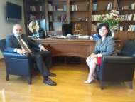 Συνάντηση της Αντιπεριφερειάρχη Π.Ε. Αιτωλοακαρνανίας με το Βουλευτή της Ν.Δ. Μάριο Σαλμά