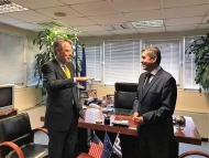 Συνάντηση του Αντιπεριφερειάρχη Αχαΐας Γρ. Αλεξόπουλου με τον πρέσβη των ΗΠΑ G. Pyatt