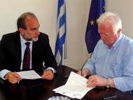 Υπογραφή σύμβασης για δίκτυο αποχέτευσης οικισμών του Δήμου Αγρινίου