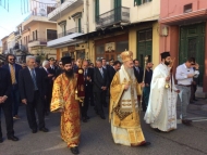 Ο Περιφερειάρχης Δυτικής Ελλάδας Απόστολος Κατσιφάρας, στον εορτασμό του Πολιούχου της Ναυπάκτου