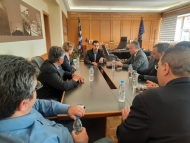 Συνάντηση Αντιπεριφερειάρχη Β. Γιαννόπουλου, με Γ.Γ Ενέργειας Αλ. Σδούκου